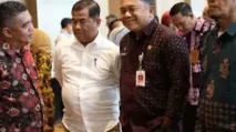 Sekretaris Daerah Kabupaten Muaro Jambi, Budhi Hartono, S.Sos., MT., menghadiri Rapat Konsolidasi Pelaksana Program MBG tingkat Provinsi Jambi yang digelar pada Sabtu (2/5/2026) di BW Luxury Hotel Jambi.